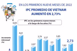 Aumenta IPC de Vietnam en período entre enero y septiembre