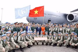 Exigen a los cascos azules de Vietnam empeñarse en promover imagen de país amante de paz