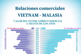 Avanza cooperación comercial entre Vietnam y Malasia