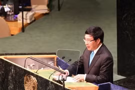 El viceprimer ministro y canciller de Vietnam, Pham Binh Minh (Fuente: VNA)