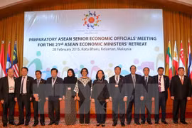 El XXI Retiro de los Ministros de Economía de la ASEAN. (Fuente: VNA)