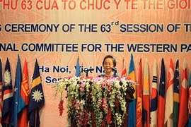 La vicepresidenta de Vietnam, Nguyen Thi Doan en la Conferencia (Fuente: VNA) 