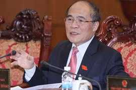 El presidente de la Asamblea Nacional (AN) de Vietnam, Nguyen Sinh Hung. (Fuente: VNA)