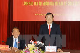 El presidente Truong Tan Sang (Fuente: VNA)
