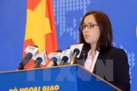 La portavoz adjunta Pham Thu Hang (Fuente: VNA)