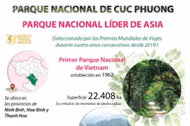 Cuc Phuong honrado por cuarta vez como el parque nacional líder de Asia