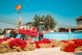 Aldea de oficios tradicionales en Hanoi elabora más inciensos en la víspera del Tet
