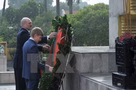 Presidente de Belarús concluye visita a Vietnam