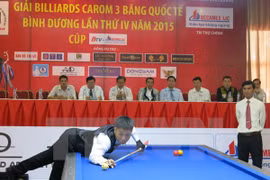 Abierto torneo internacional de billar carambola en Binh Duong