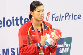 Nadadora vietnamita Anh Vien (Fuentes: VNA) 