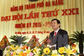 Presidente asiste a la asamblea partidista de Da Nang
