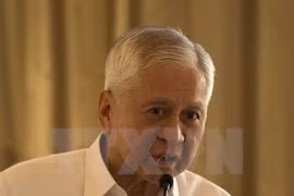 El canciller filipino, Albert del Rosario (Fuente: AFP/VNA)