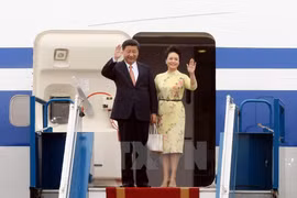 Primeras imágenes de Xi Jinping en Vietnam 