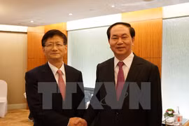 El ministro vietnamita de Seguridad Pública, Tran Dai Quang, sostuvo una reunión con el miembro del Buró Político y jefe de la Comisión de Asuntos Políticos y Legales del Comité Central del Partido Comunista de China (PCC), Meng Jianzhu