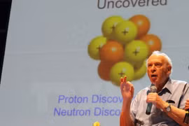 El profesor Jerome Isaac Friedman (Fuente:VNA)