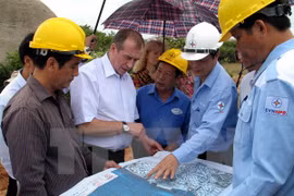 Expertos vietnamitas y rusos analizan plan de construcción de la planta nuclear Ninh Thuan 1 (Fuente: VNA)