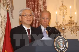 Nguyen Phu Trong asiste a recepción de administración estadounidense