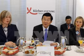 Presidente vietnamita aborda asuntos de paz y desarrollo en Instituto Koerber