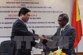 Tratan Vietnam y Timor Leste de impulsar cooperación bilateral