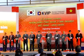 Vietnam y Sudcorea inauguran incubadora tecnológica industrial