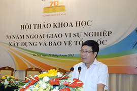 Analiza hazañas de diplomacia vietnamita en 70 años de desarrollo