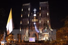 Colorido Vietnam en Fiesta de Navidad