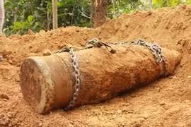 Detectan mega obús remanente en provincia vietnamita