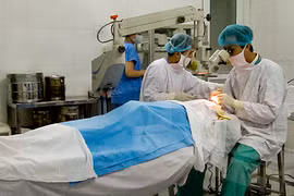 Efectiva ayuda australiana a tratamiento oftalmológico en Thai Binh