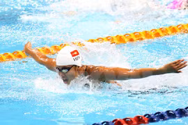Conquista Anh Vien otra medalla en Copa Mundial de natación