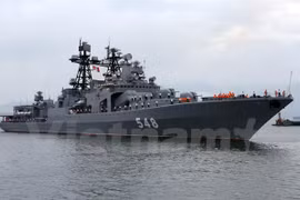 El destructor “Almirante Panteleyev” de la Marina rusa (Fuente: VNA)