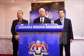 El premier malasio, Najib Razak, confirmó que los restos encontrados pertenencen al MH370 (Fuente: AFP/ VNA)