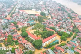 Inundaciones en Yen Bai. (Fuente: VNA)