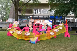 Una actuación en el evento. (Fuente: VNA)