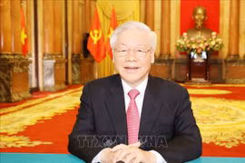 El secretario general del Partido Comunista de Vietnam, Nguyen Phu Trong. (Fuente: VNA)