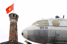 La torre de bandera de Hanói, se encuentra en el campus del Museo de Historia Militar de Vietnam, en la calle Dien Bien Phu (distrito de Ba Dinh). (Foto: VOV)