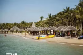 En la playa de Hon Tam (Fuente: VNA)