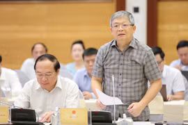Hoang Anh Tuyen, subjefe de la Oficina del Ministerio de Seguridad Pública de Vietnam, en el evento (Fuente:VNA)