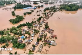 El tifón Yagi afecta a localidades de Laos. (Fuente: VNA)
