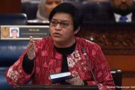 La ministra del Departamento del Primer Ministro, Azalina Othman. (Fuente: Departamento de Información de Malasia)