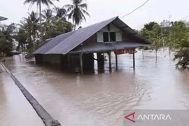 Más de cuatro mil personas aisladas debido a inundaciones y deslizamientos de tierra en Indonesia (Fuente: ANTARA)