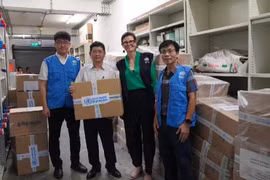 La Organización Mundial de la Salud entregó urgentemente un millón de pastillas purificadoras de agua a Vietnam. (Fuente: VNA)