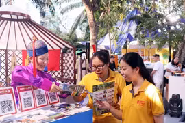 El pabellón de Mongolia en un evento en Ciudad Ho Chi Minh. (Fuente: VNA)
