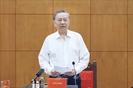 El secretario general del Partido Comunista de Vietnam, To Lam. (Fuente: VNA)