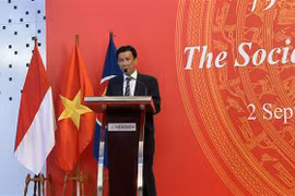 El embajador vietnamita en Indonesia, Ta Van Thong, en el evento. (Fuente: VNA)
