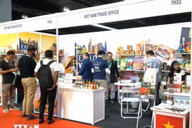 El pabellón de Vietnam en un evento internacional sobre Halal. (Fuente: VNA)