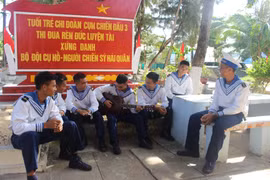 La vida de los oficiales y soldados vietnamitas en el distrito insular de Truong Sa