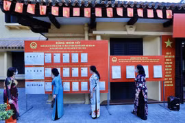 Primeras imágenes de elecciones legislativas en Vietnam