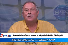 Director general de la BTA (Bulgaria) envía congratulaciones a la VNA
