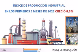 Producción industrial de Vietnam creció 8,3 por ciento en los primeros cinco meses de 2022