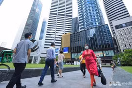 Economía de Singapur se contraerá 5,8 por ciento en 2020 